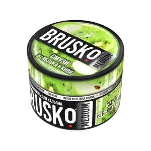 Табак Brusko Medium, 50гр "Смузи из яблок и киви"